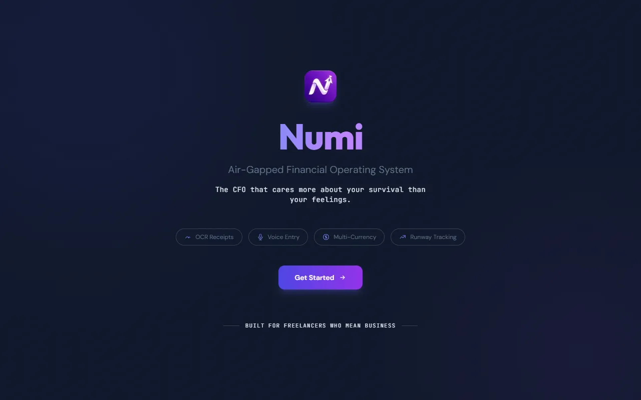 Numi | AI Financial OS for Freelancers